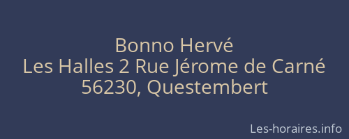 Bonno Hervé