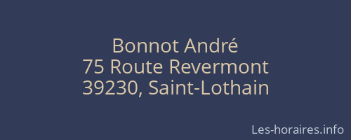 Bonnot André