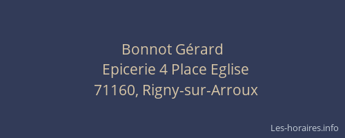 Bonnot Gérard