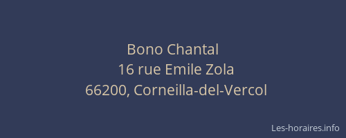 Bono Chantal