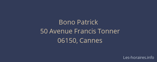 Bono Patrick