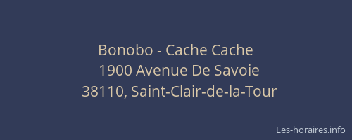 Bonobo - Cache Cache