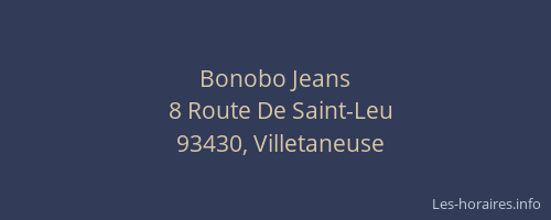 Bonobo Jeans