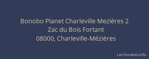 Bonobo Planet Charleville Mezières 2