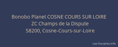 Bonobo Planet COSNE COURS SUR LOIRE