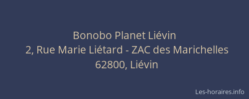 Bonobo Planet Liévin