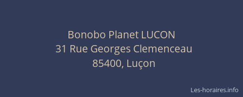 Bonobo Planet LUCON
