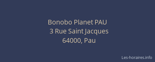 Bonobo Planet PAU