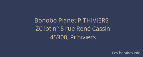 Bonobo Planet PITHIVIERS