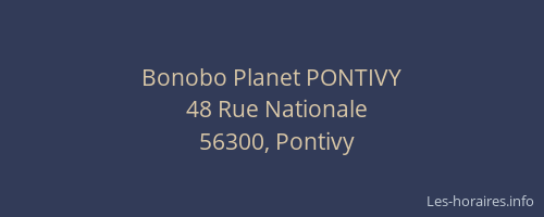 Bonobo Planet PONTIVY