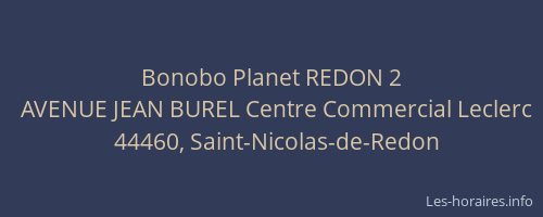 Bonobo Planet REDON 2