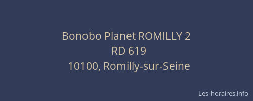 Bonobo Planet ROMILLY 2