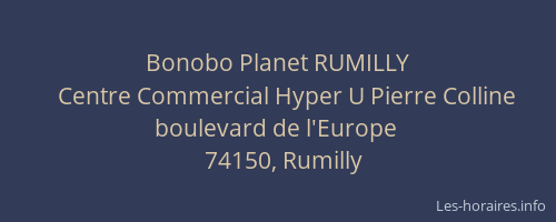 Bonobo Planet RUMILLY