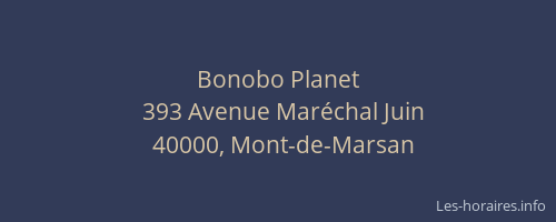 Bonobo Planet