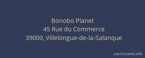 Bonobo Planet