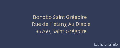 Bonobo Saint Grégoire