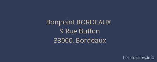 Bonpoint BORDEAUX