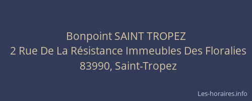 Bonpoint SAINT TROPEZ