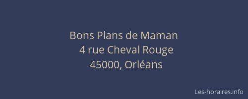 Bons Plans de Maman