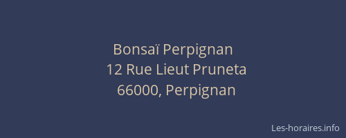 Bonsaï Perpignan