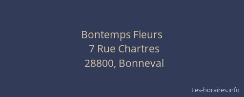 Bontemps Fleurs