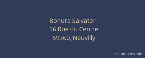 Bonura Salvator