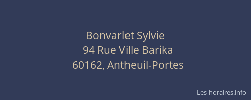 Bonvarlet Sylvie
