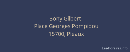 Bony Gilbert