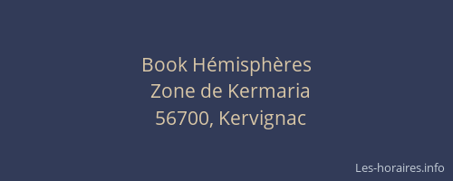 Book H&eacute;misph&egrave;res