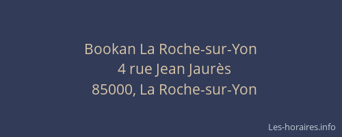 Bookan La Roche-sur-Yon