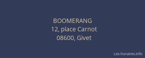 BOOMERANG