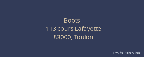 Boots