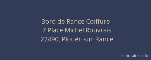 Bord de Rance Coiffure