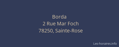 Borda