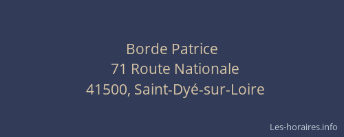 Borde Patrice