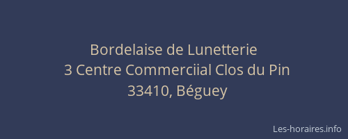 Bordelaise de Lunetterie