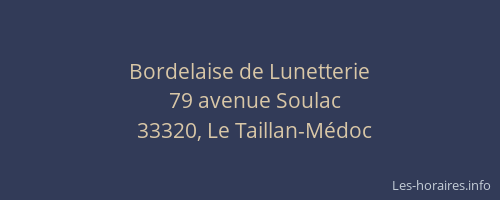 Bordelaise de Lunetterie