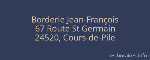 Borderie Jean-François