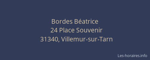 Bordes Béatrice