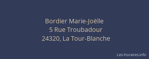 Bordier Marie-Jo&euml;lle
