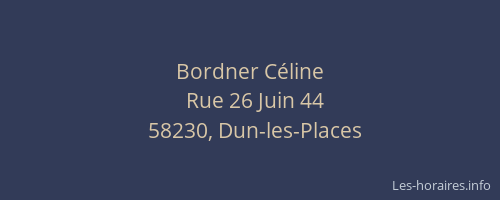 Bordner C&eacute;line