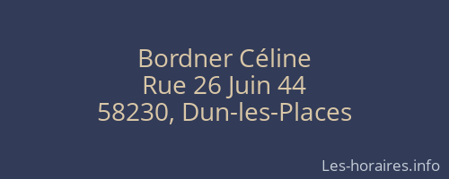 Bordner Céline