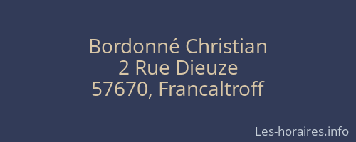 Bordonné Christian