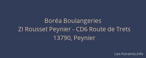 Boréa Boulangeries