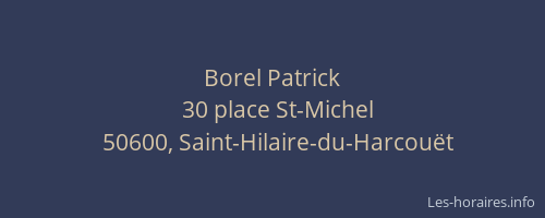 Borel Patrick
