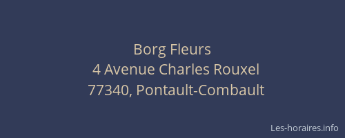 Borg Fleurs
