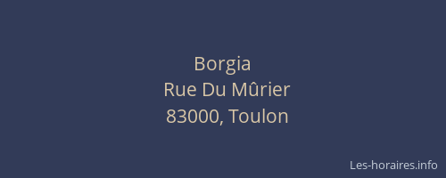 Borgia