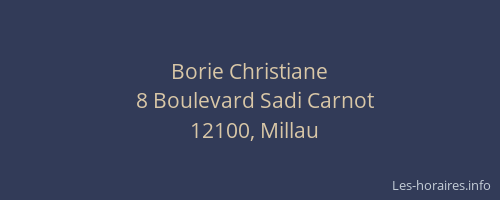 Borie Christiane