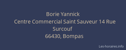 Borie Yannick