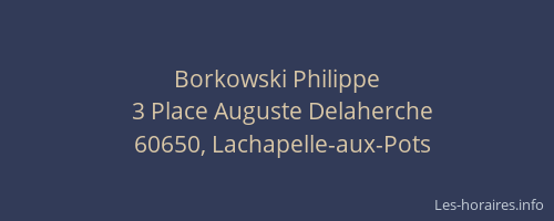 Borkowski Philippe